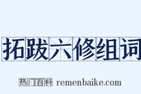 拓跋六修组词是什么意思的图片